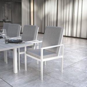 Set de 2 sillas Athena blancas