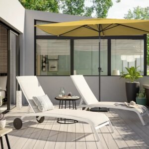 Sombrilla Central Avea 300x200 amarilla