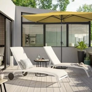 Sombrilla Central Avea 300x200 amarilla