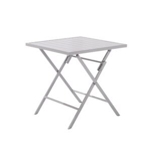 Mesa Xara II plegable gris claro