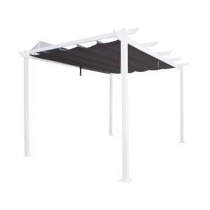 Lona sombra para pérgola Omega 249x340, gris