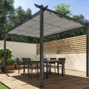 Pérgola Omega 285x400 Gris oscuro