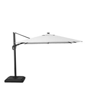 Sombrilla Lateral Sonora Led 290x290 Blanca