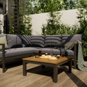 Living esquinero Oris II Antracita