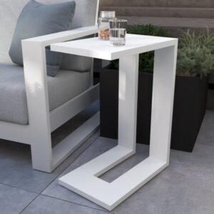 Mesa auxiliar de aluminio Athena