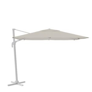 Sombrilla lateral  Aura 290x290 blanca