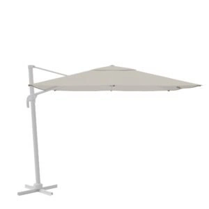 Sombrilla lateral  Aura 290x290 blanca