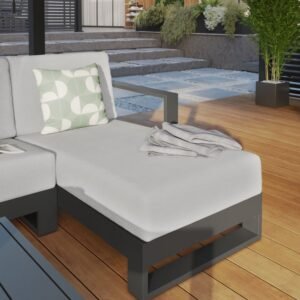 Sillón lounge Athena Antracita