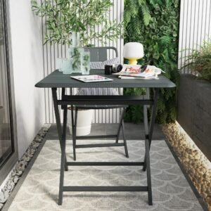 Mesa plegable Idaho 2 puestos gris
