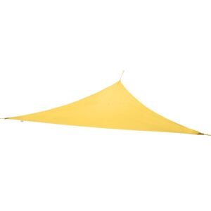 Lona sombra triangular Hegoa 360x360x360, amarillo