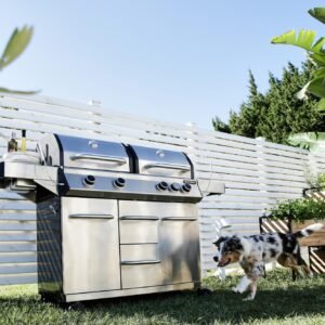 Barbacoa a gas Hudson 4+1 quemador