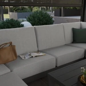 Módulo intermedio para esquinero Athena Antracita