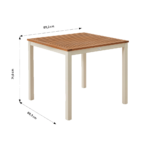 Mesa de comedor fija Oris