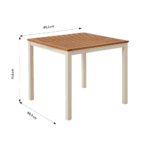 Mesa de comedor fija Oris