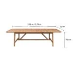 mesa comedor ext oasis medidas web