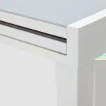 mesa ext lyra II blanca detalle