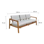 sofa 3 p oasis medidas