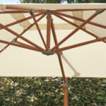 sombrilla agora teka blanca detalle