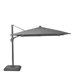 Sombrilla Lateral Sonora Led 280x390 Gris Oscuro