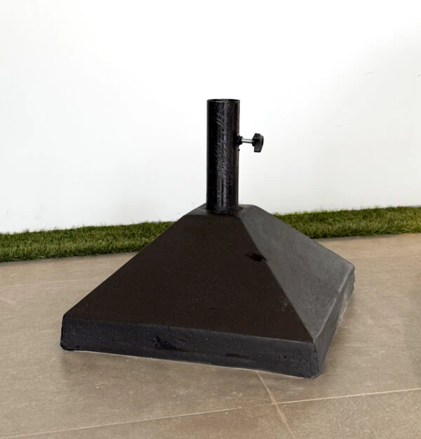 base sombrilla piramidal