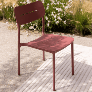 Silla de comedor Anafi Roja Bistro