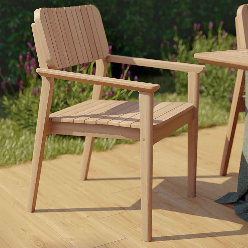 Dining armchair acacia Atlas